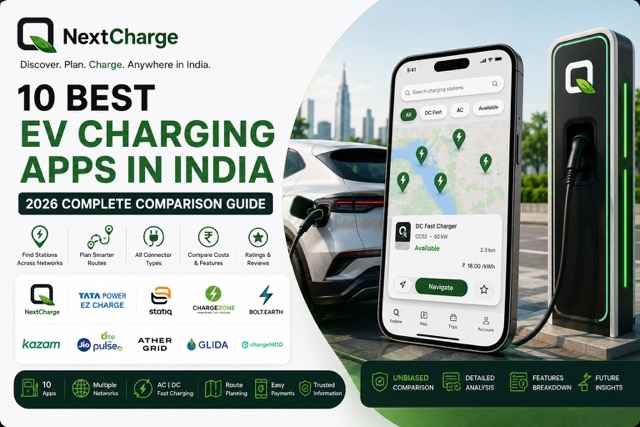 10 Best EV Charging Apps in India (2026 Complete Comparison Guide)